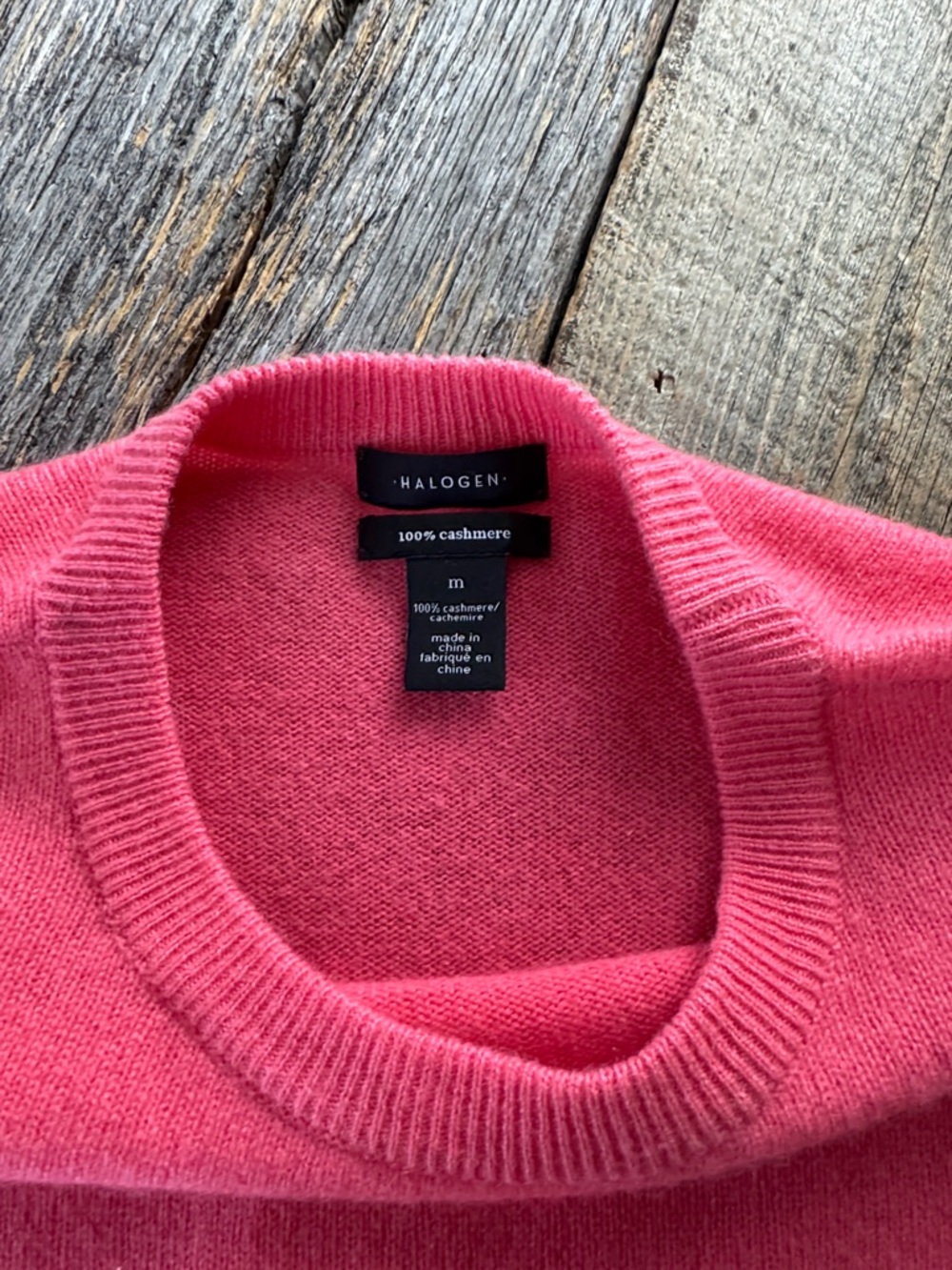 Halogen Cashmere Crewneck
Sweater Pullover Knit Watermelon Red-Pink Size Medium - Picture 6 of 10